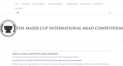 Desktop Screenshot of mazercup.org