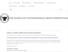 Tablet Screenshot of mazercup.org